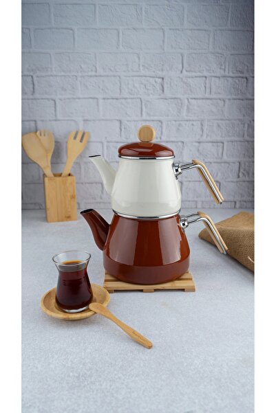 Bambum Lumino Bamboo Handled Teapot Set