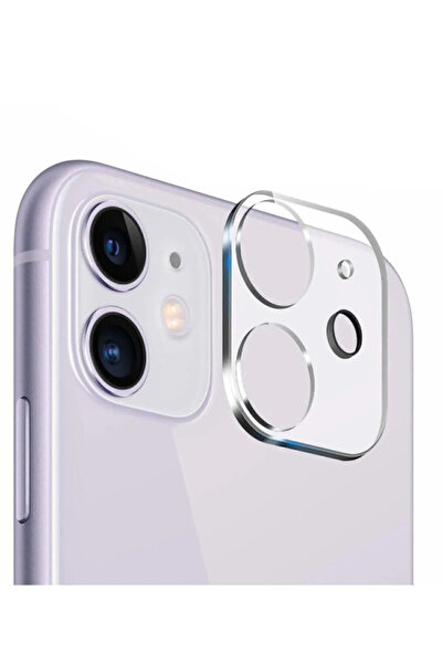 Noppax İphone 11 uyumlu şeffaf tam kapatan kamera koruyucu lens kamera çıkınt...