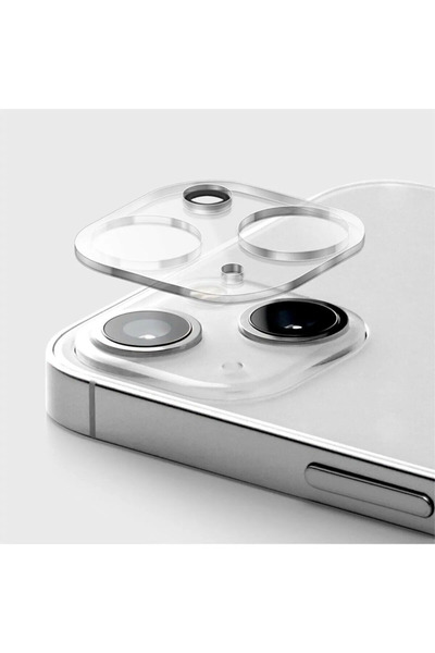 Noppax İphone 14 Plus Uyumlu Şeffaf Tam Kapatan Kamera Koruyucu Lens Kamera Ç...