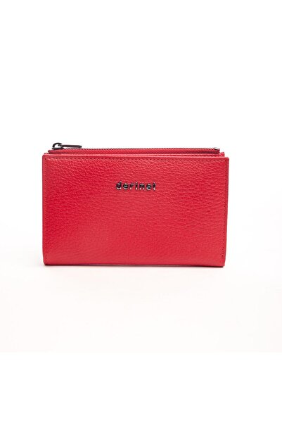 derinet Hakiki Deri Para Bölmeli Fermarlı Cüzdan