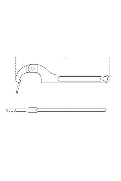 Beta 99Sq Adjustable Claw Moon Key 80-120mm