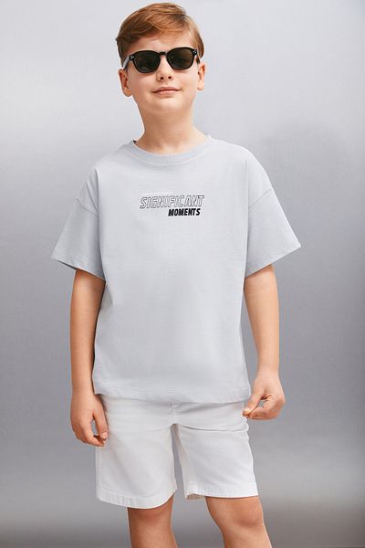 GRIMELANGE LUCIUS Graues Herren-T-Shirt