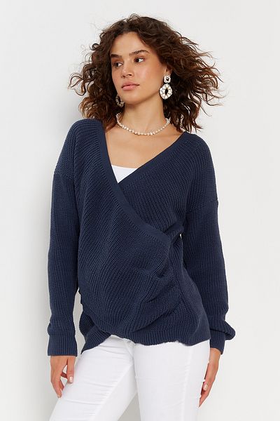 Hopoi Pulover casual de damă cu guler dublu HOP85011