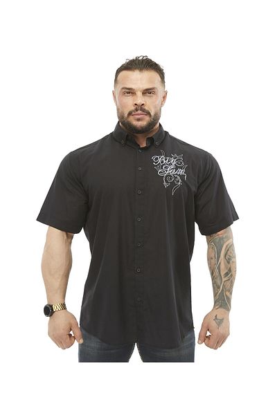 Big Sam Oversize Cotton Short Sleeve Summer Shirt Big Sam 5056