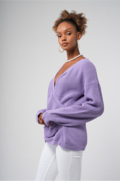 Hopoi Pulover casual de damă cu guler dublu HOP85011