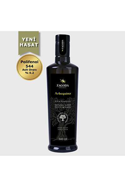 Zagoda Arbequina Erken Hasat Soğuk Sıkım Cam Şişe Natürel Sızma Zeytinyağı 50...
