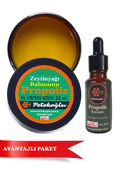 Petekoğlu Propolis Extract Cream - 20ml Together with 50ml
