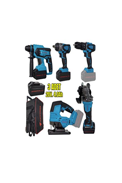 Cat Power CATPOWER KÖMÜRSÜZ MOTOR AKÜLÜ 5'Lİ SET: GÜÇLÜ PERFORMANS, MAKSİMUM ...