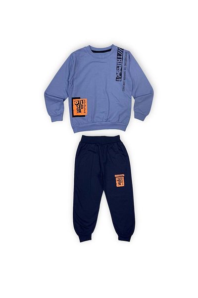 Mnk Baby&Kids Twoiplik Unisex Παιδική αθλητική φόρμα Mnk0553 Μπλε