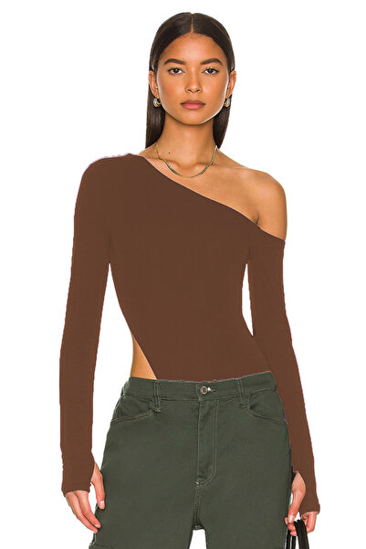 By Kul Design Γυναικείο Ασύμμετρο Κορμάκι Ζαρτσέτας Διπλής Επικάλυψης