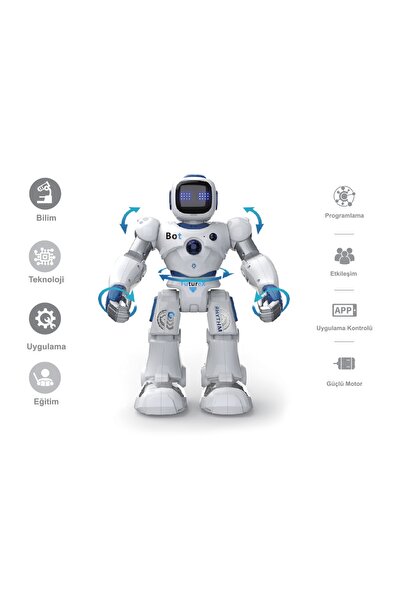 scntoys Uzaktan Kumandalı Şarjlı Akıllı Robot  Eğitici Ve Eğlendirici Interak...