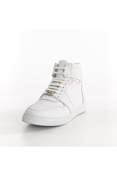 İriadam Nk-b White Leather Large Umnara Sports Boots Comfortable Wide Fit Special Series