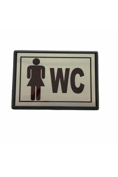 Marsilyan Small Size Wc Direction Sign 10 X 7 cm Ieg-U87I5869
