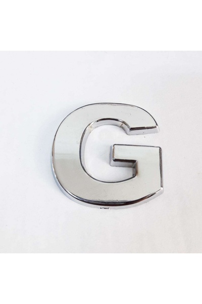 Marsilyan Letter g Villa Type Chrome Adhesive 9 cm Letter Ieg-U87I5869