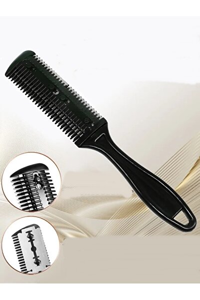 Marsilyan Razor Comb Hair Beard Straightener Broken Hair Collection Comb - 2 ...