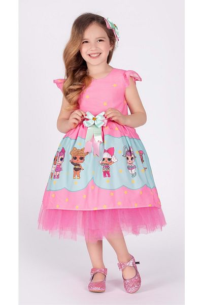 Mnk Girl's Pink Tutu Dress Pink