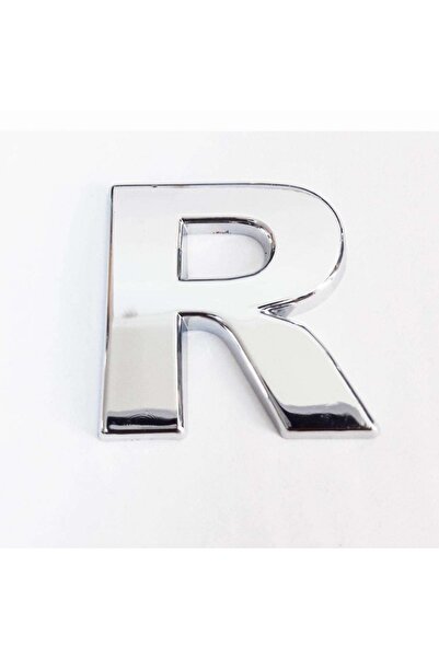 Marsilyan Letter R Villa Type Chrome Adhesive 9 cm Letter Ieg-U87I5869