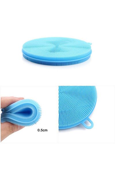 PERİBOİA Set of 2 Multi-Purpose Silicone Dish Brushes