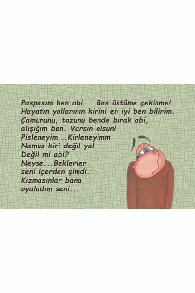 LoveBugT Paspasım Ben Abi Kapı Önü Paspas LoveBug-T