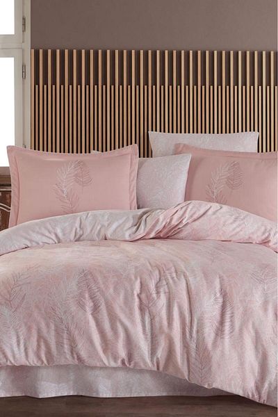 Hobby Fiona Cotton Satin - Double Powder Duvet Cover Set