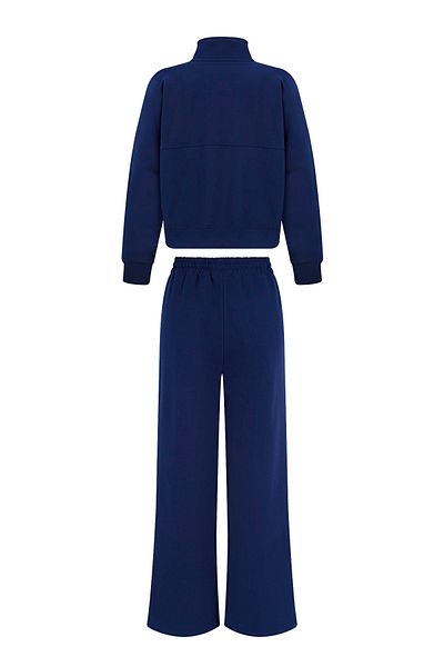 Eazy Co 2 Thread Raster Free Premium Tracksuit Set - Stand Collar, Spanish Leg, Elastic Waist and Lace-Up