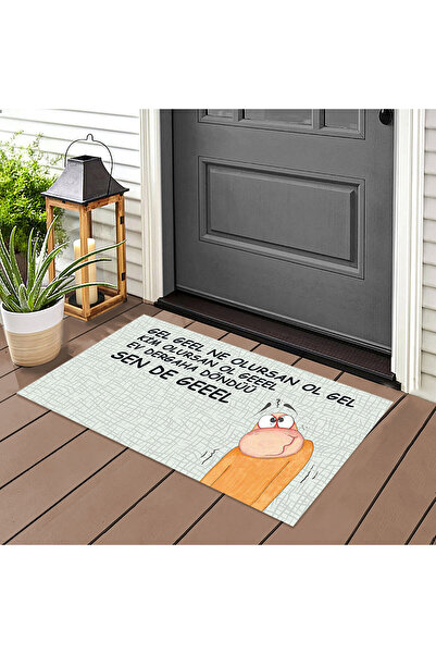 LoveBugT Evimin Sahibi Kapı Önü Paspas LoveBug-T