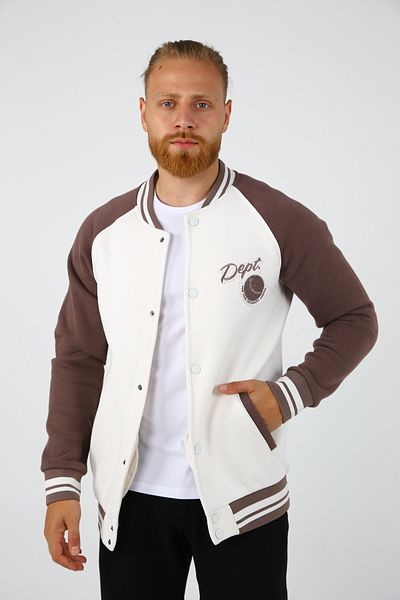 DAKSEL Мъжко колежанско яке BRG Mink Seasonal Regular Fit