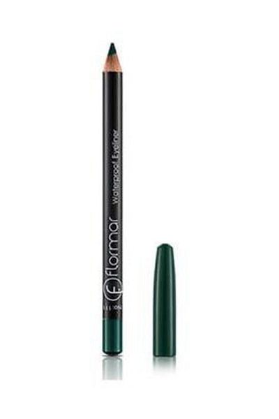 Flormar Green Waterproof Long Term Eye Liner - Waterproof-B.Q.White