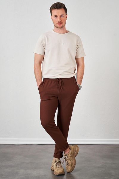 TENA Men's Ottoman Fabric Earth Pants