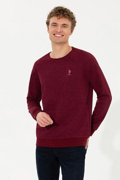 U.S. Polo Assn. Claret Red Men's Sweatshirt
