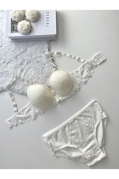 MAVEA C Cap Lace Unpadded Bra Set