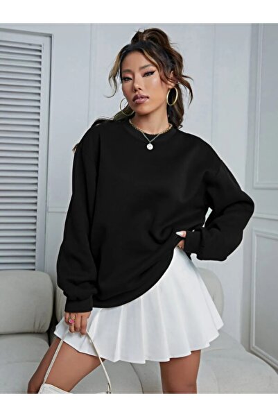 DAXİS Sportwear Company Γυναικείο φούτερ με μαύρη λαιμόκοψη