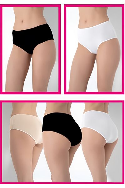 Qvien Secret Pachet de 3 chiloți economic Bamboo Bato Slip