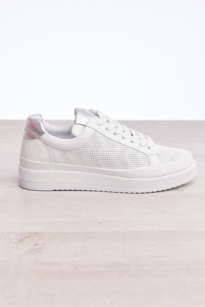 derinet Hakiki Deri Kadın Sneaker