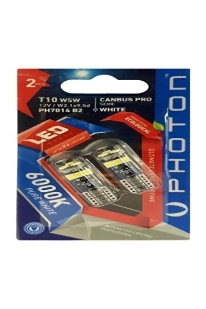 Photon T10 W5W 12V CANBUS PRO LED (2’Lİ BLISTER)