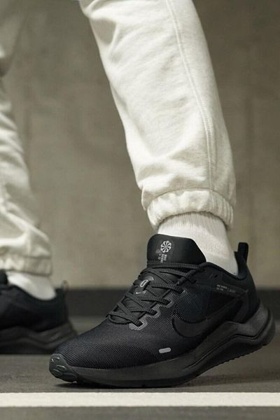 Nike Downshifter 12 - Unisex Μαύρα παπούτσια πεζοπορίας και τρεξίματος