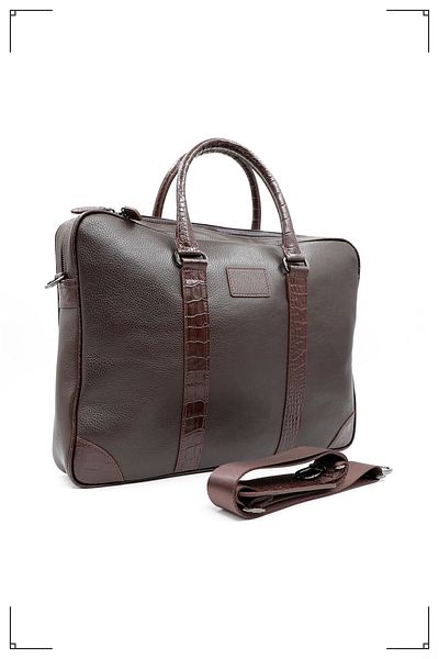 Derimo Leather حقيبة جلدية أصلية وحقيبة كمبيوتر محمول