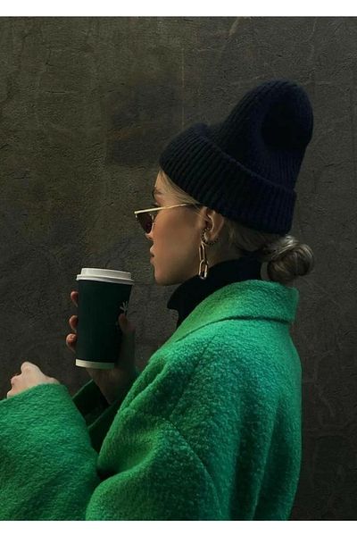MinaCarin Unisex Ribbed Soft Basic Beret