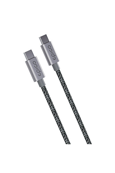 Epico 240W USB-C Örgülü Kablo 2 metre - Uzay Grisi