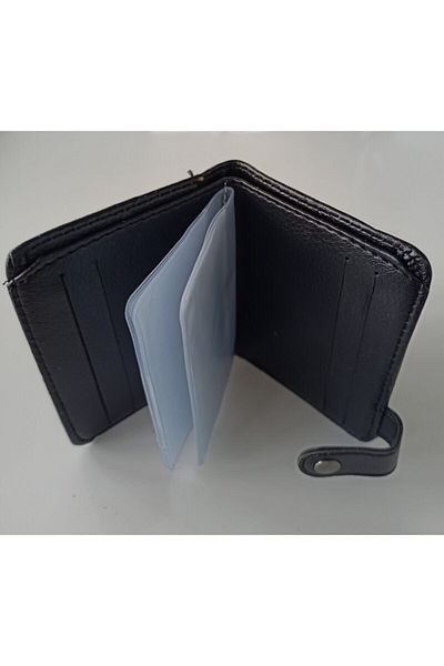 Şener collection Black Men's Wallet Card Holder