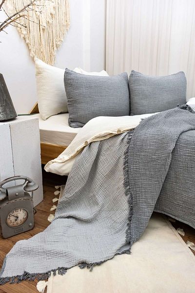 Tasarım Hb&Victory Muslin Bedspread Double 240X230 Cm.
