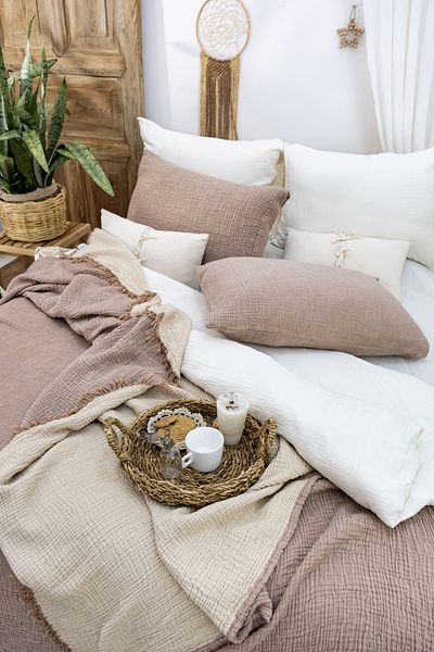 Tasarım Hb&Victory Muslin Bedspread Double 240X230 Cm.