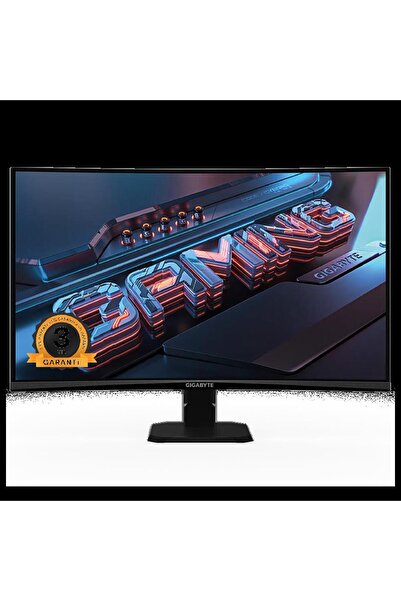 Gigabyte 27" Gs27fc 180hz 1ms Hdmi Dp Adaptive-sync Hdr Fhd Va Curved Gaming Monitör