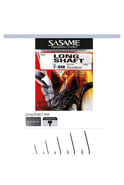 Sasame Long Shaft (Uzun Pala) F-848 Tekli Olta İğnesi