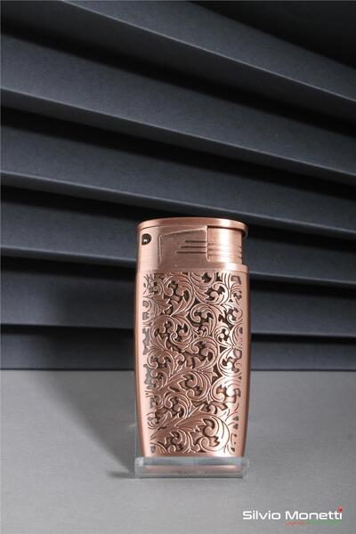 Silvio Monetti Bakır Özel Tasarım Gazlı Çakmak 24csm822mr02