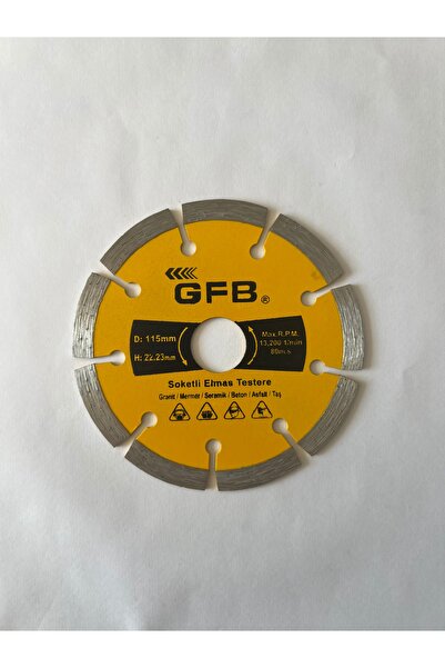 GFB Soketli Elmas Turbo Beton Kesme Taşı 115 mm