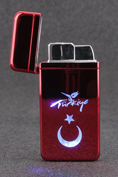 Silvio Monetti Animasyonlu Led Işıklı Türkiye Yazılı Gazlı Çakmak SMCK07023PR01