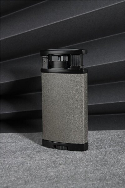 Silvio Monetti Gri Renk Özel Tasarım Gazlı Çakmak 24CSM906MR06