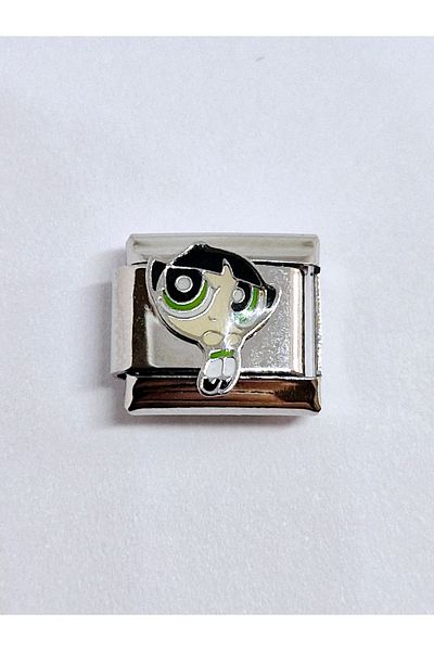 RoseCo00 Powerpuff Girls Italian Steel Bracelet Charm