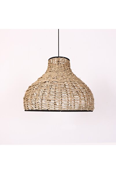 Mylamp Beren Doğal 40x30 cm. Deniz Sazı Avize